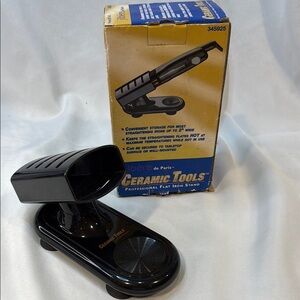 Libere de Paris Ceramic Tools Flat Iron Stand, Hold up to 2” wide, BNIB